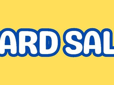🧱🫔🥤 GOING ON NOW
Huge 2-Day Parking Lot Yard Sale Memorial day weekend
Friday and Saturday May 22nd and 23