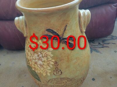 Beautiful Jardin Botanique Paris Pottery Vase