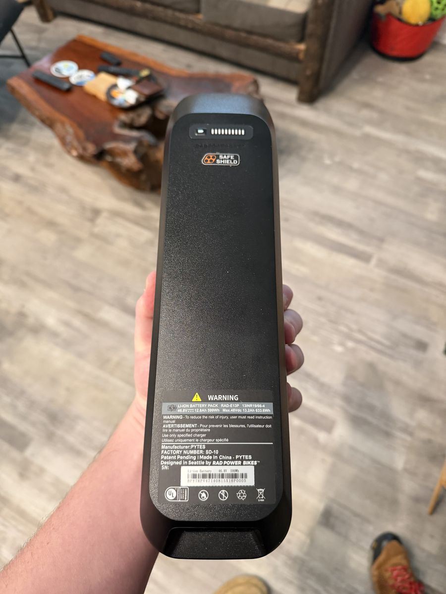 13 aH SafeShield Battery (new) - Rad Power Bikes