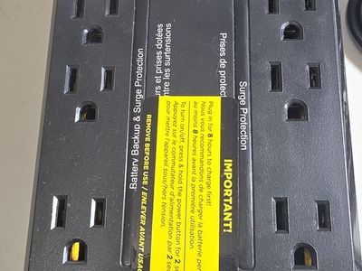 Amazon Basics 400VA Standby UPS Battery Backup and Surge Protector