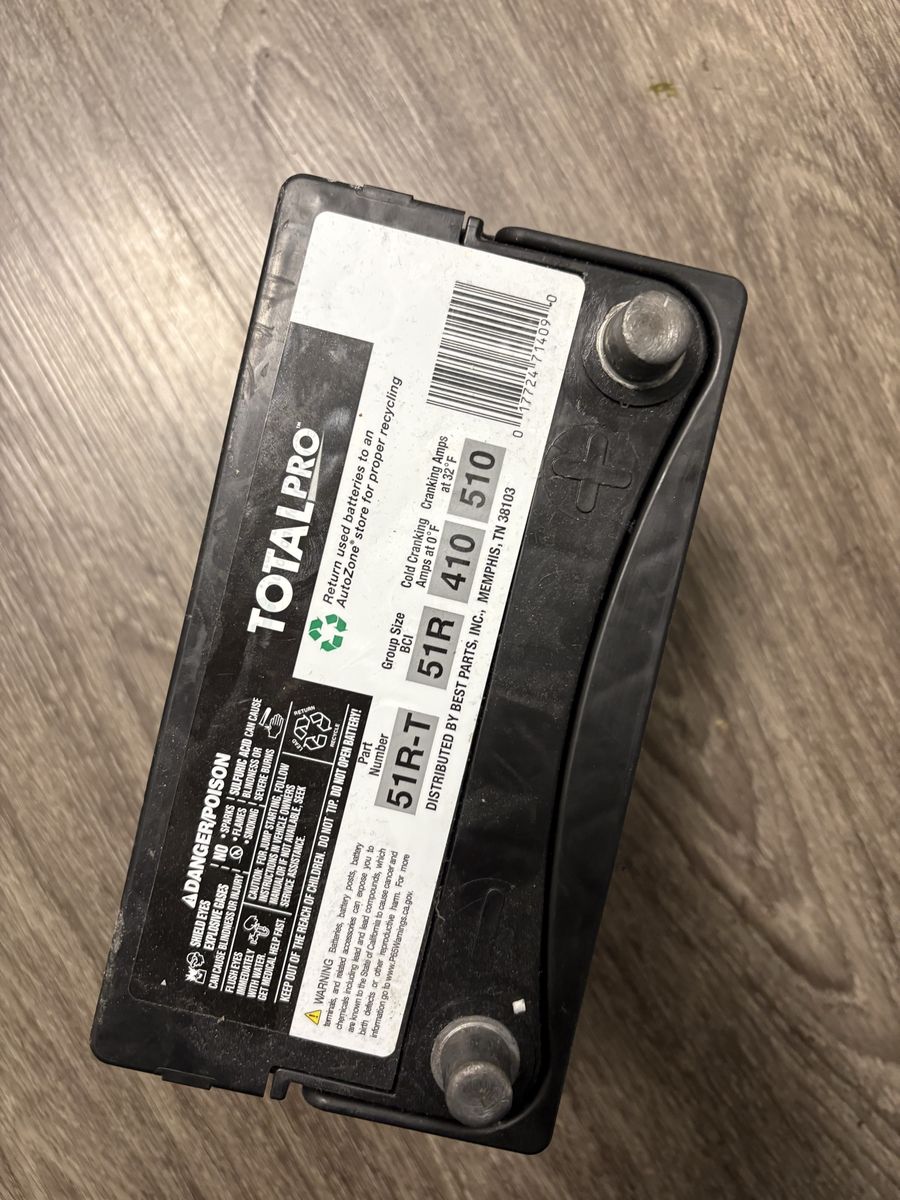 New 51R Car Battery