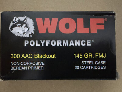 Wolf Polyformance 300 AAC Blackout Ammo