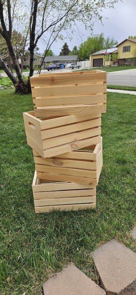 Wood crates