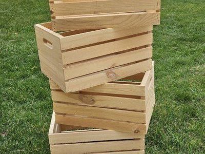 Wood crates
