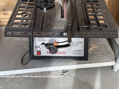 $75 Central Machinery 10" Table Saw