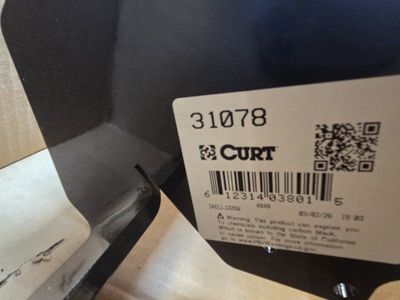 CURT 31078 front mount receiver hitch Ford F450 2017-25 & Ford F250 F350 2017-26
