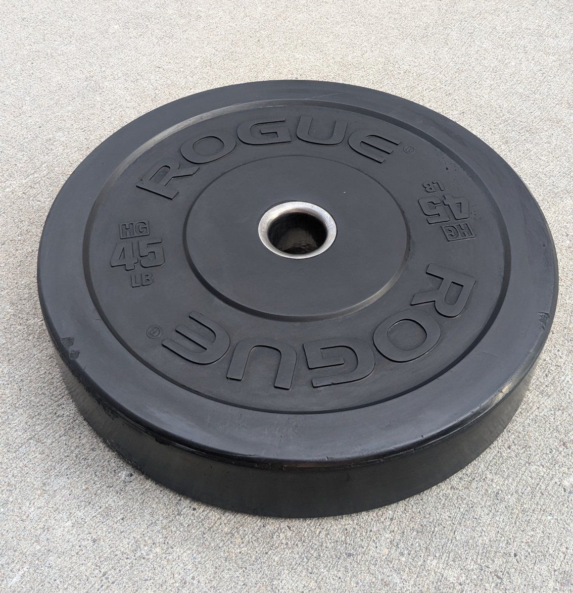 (1) Single 45 lb Rogue Bumper Plate 