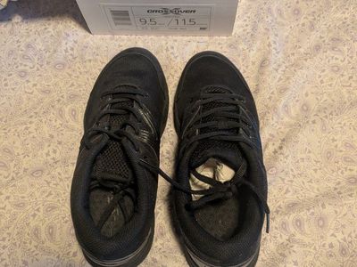 Crossover Unisex Black Athletic Shoes - Men's 9.5 / Women's 11.5 - Training Sneakers