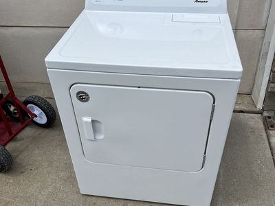 Amana NED4655EW1 White Electric Dryer 6.5 cu. ft. Automatic Dryness Sensing