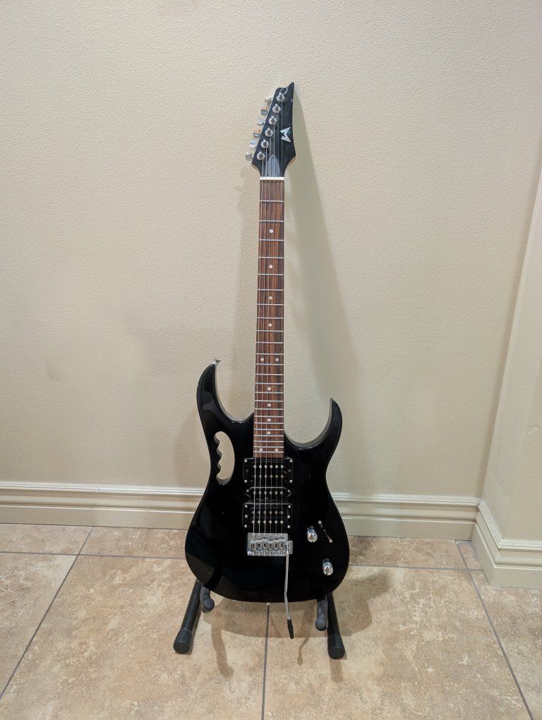 Black Electric Guitar - Used, Good Condition