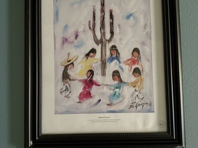 Ted De Grazia 'Saguaro Dancers'