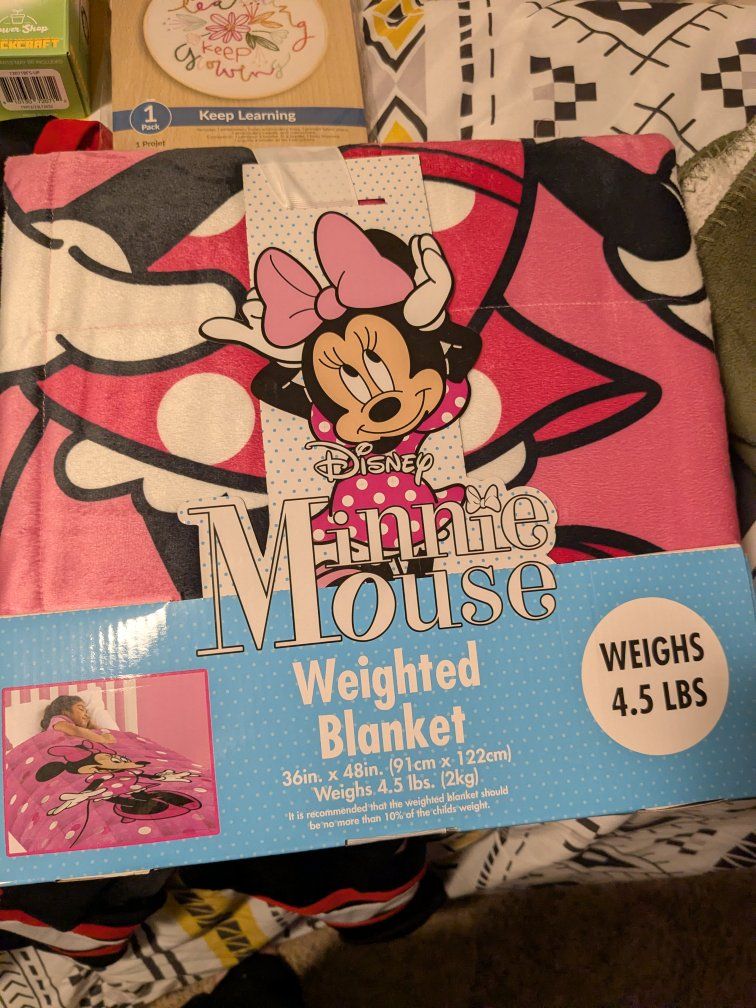 Minnie Mouse weighted blanket