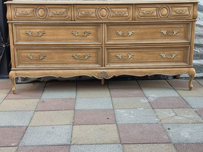 Vintage 7 Drawer Dresser