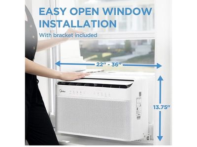 NEW IN BOX Midea Inverter Window Air Conditioner White Smart Home Compatible 12,000 BTU! $420 retail