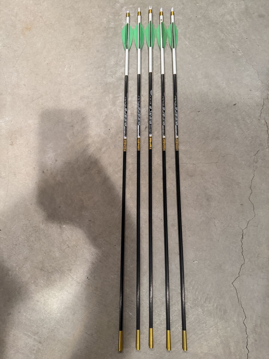 Gold Tip 300 Pierce Platinum Arrows QTY 5