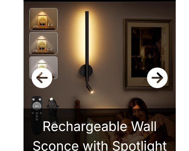Wall Sconce with Reading Light (NEW)