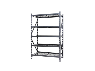 RUGGED RACK Heavy Duty 5-Shelf Metal Rack with Wire Decking