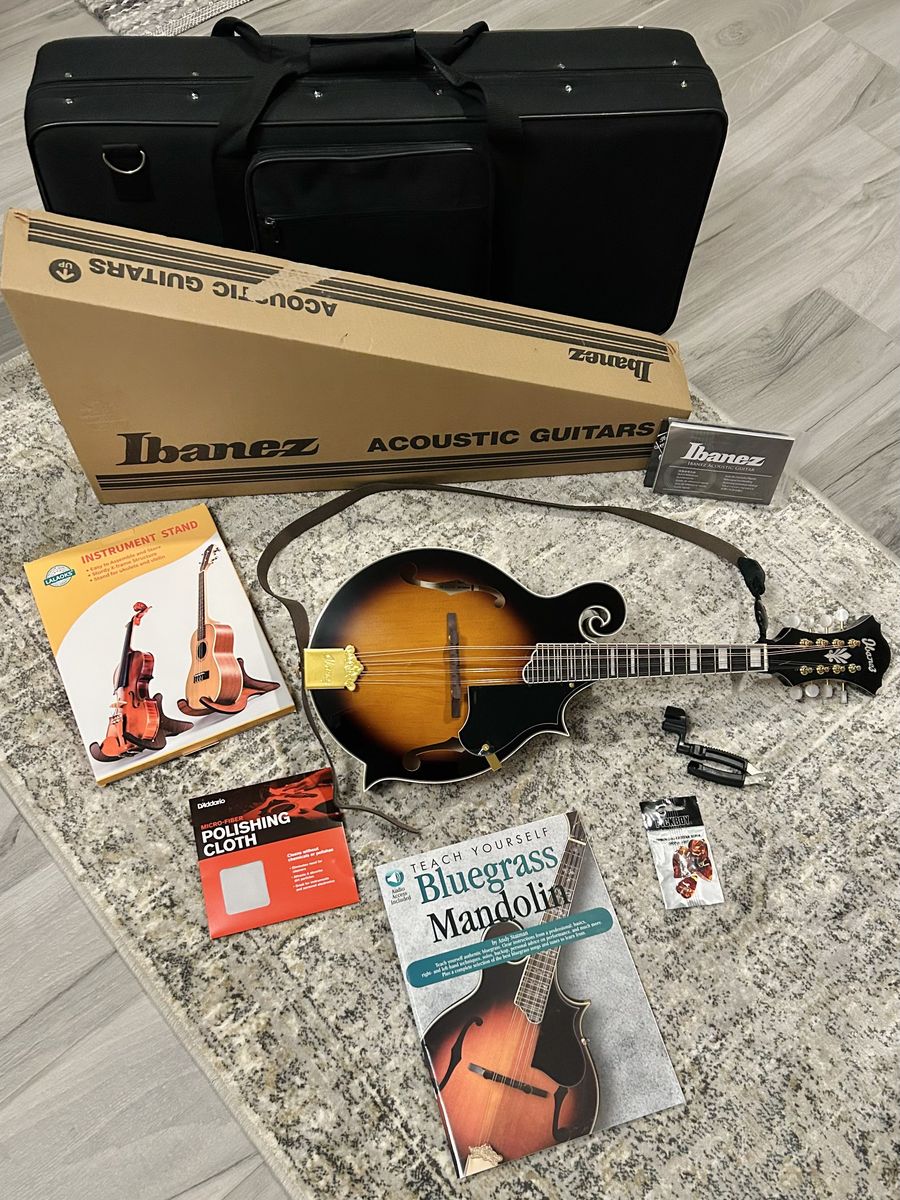 BEAUTIFUL BRAND NEW Ibanez M522S Mandolin – FULL SETUP!