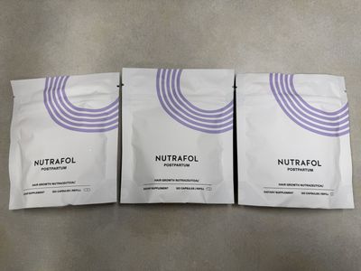 Nutrafol Postpartum Hair Growth Nutraceutical - 3 Month Supply (3x 120 Capsules)