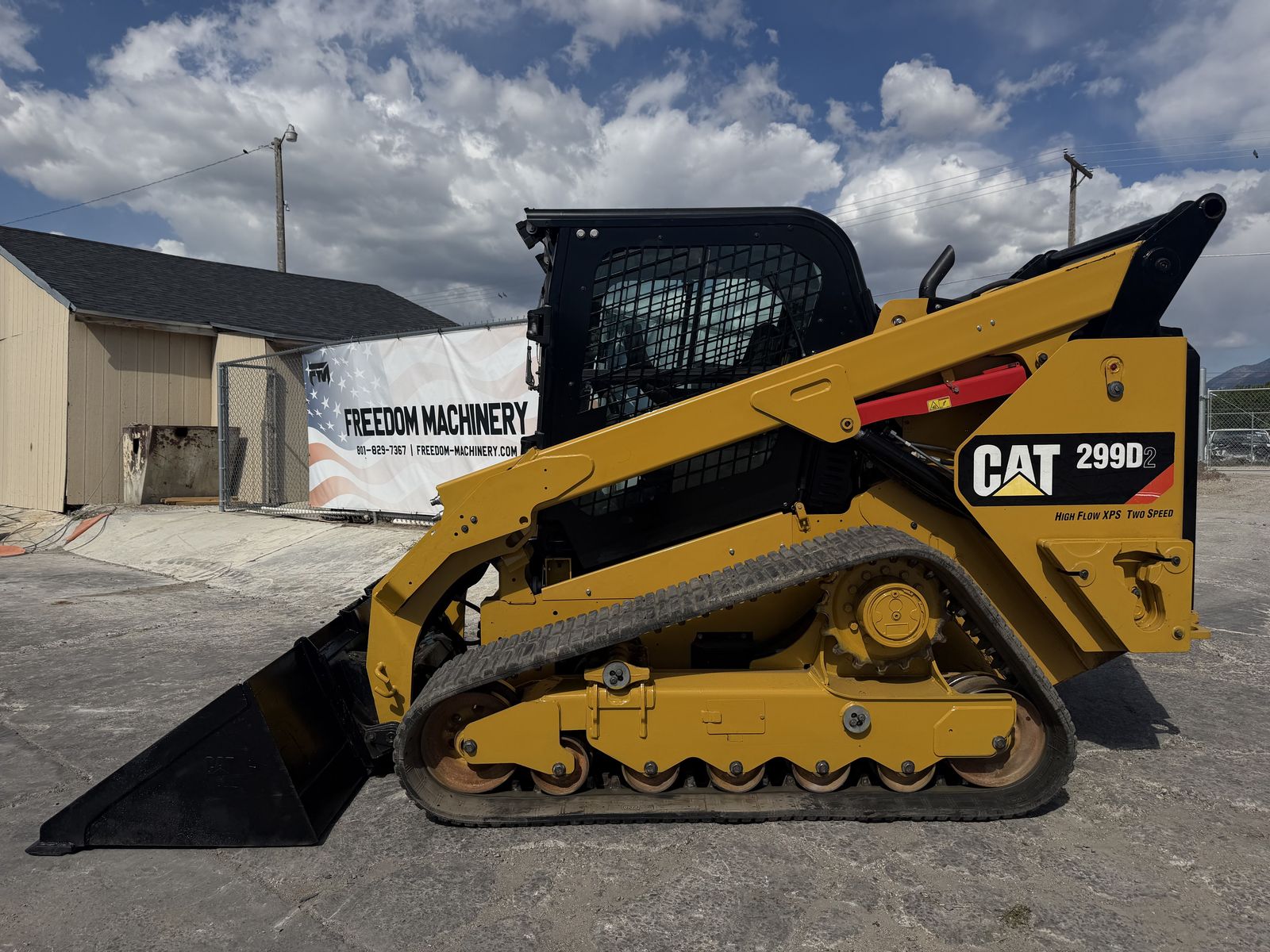 Cat 299D2 XPS High Flow Skid Steer Loader Tractor Work Ready