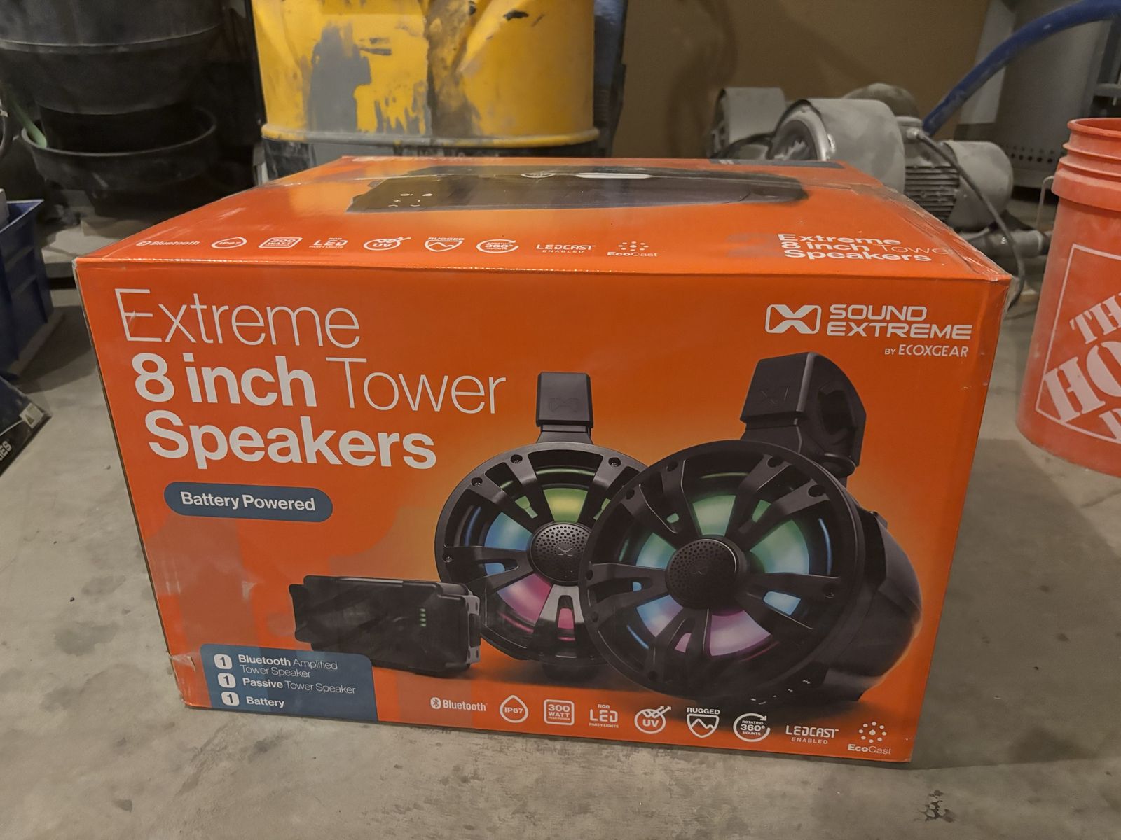 SoundExtreme by ECOXGEAR TB8 Tower Speakers — New in Box (4 Pairs Available)