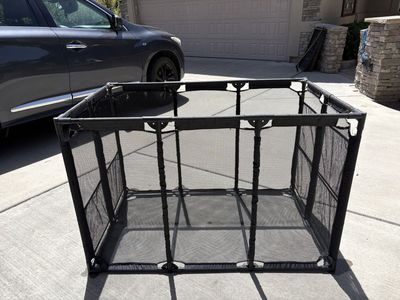 Folding Mesh Pop-Up Hamper, Clothes Laundry Basket, Storage Bin