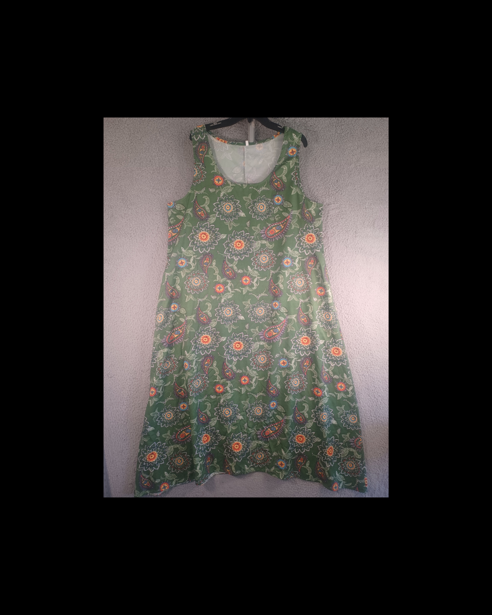 Womens Green Dress 5XL