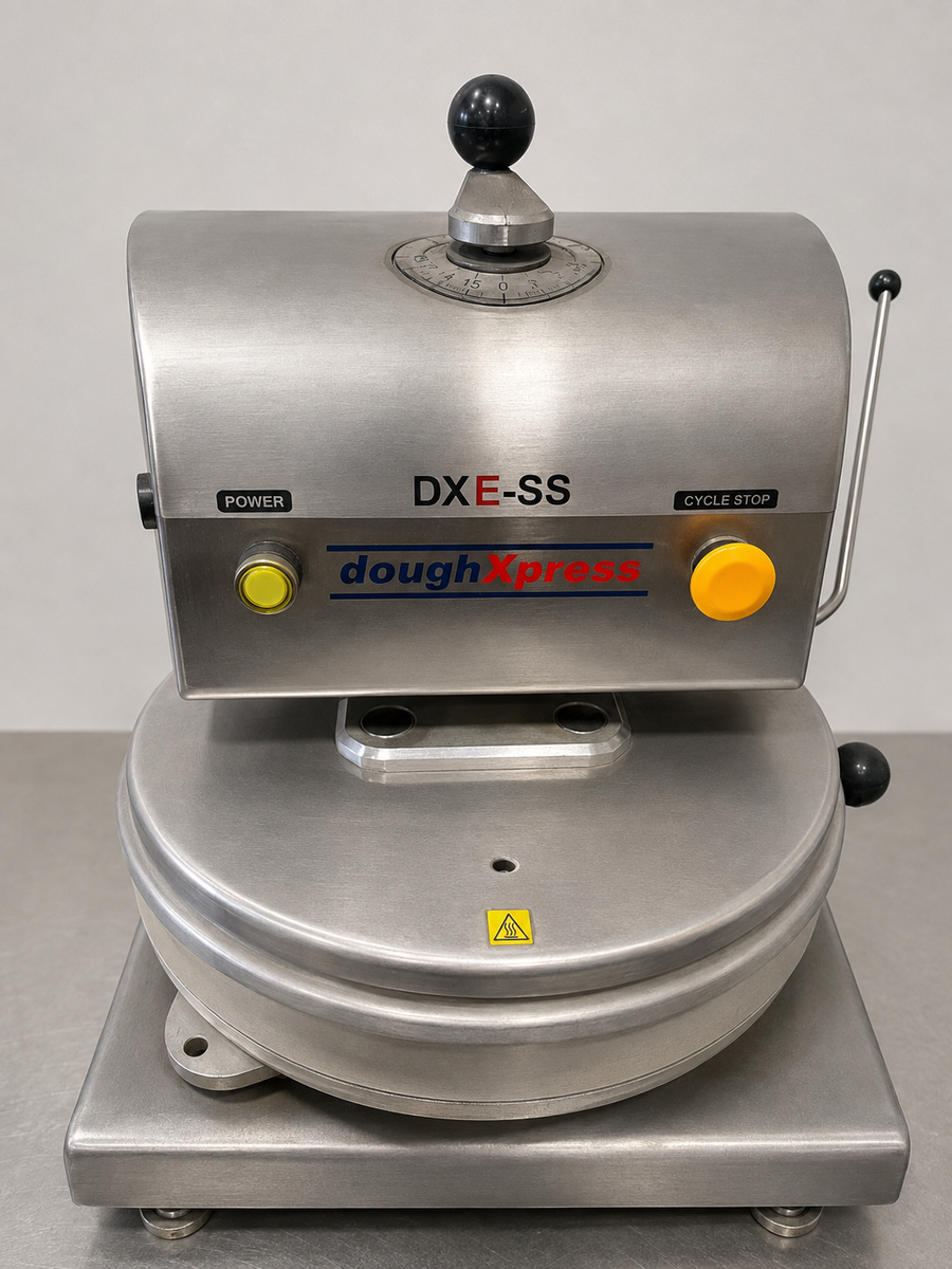DoughXpress DXE-SS Automatic Commercial Dough Press – 18" 