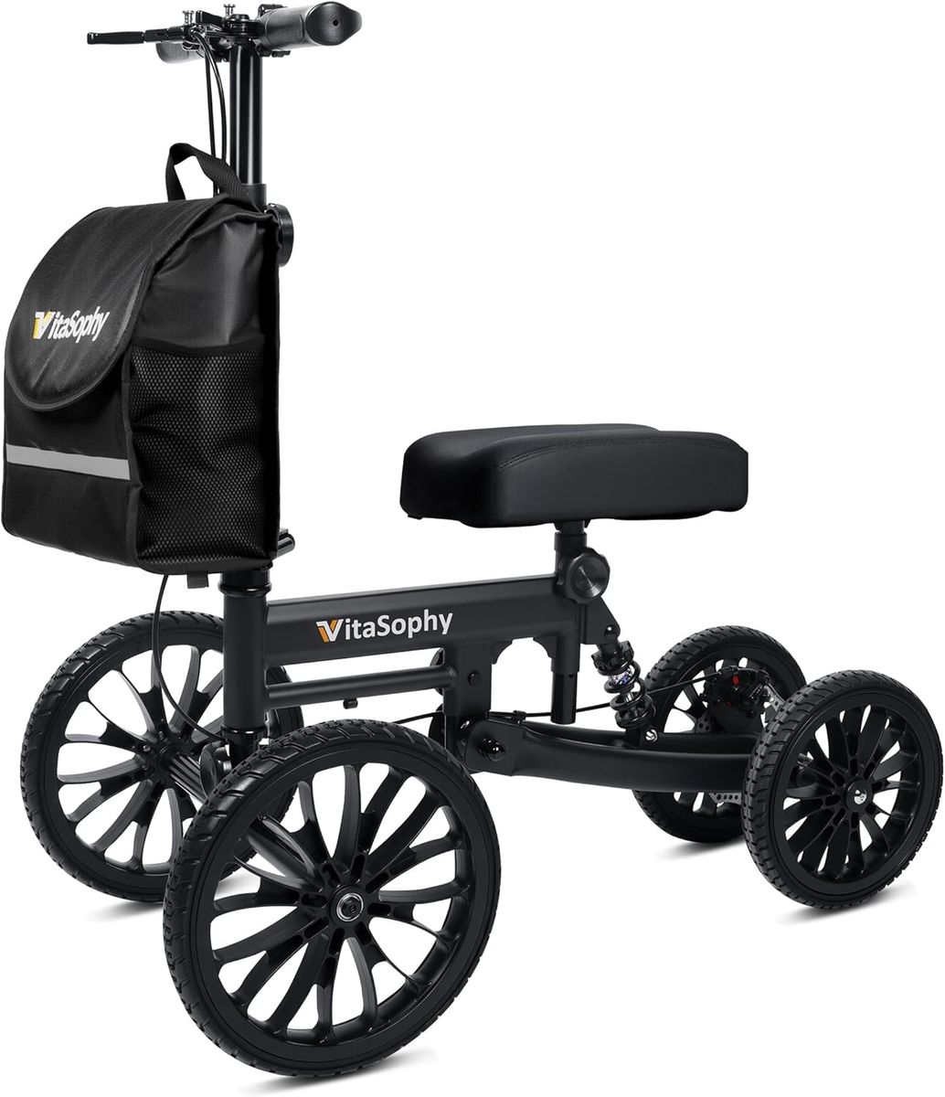 NEW VitaSophy Knee Scooter with Disc Brake System, Steerable Knee Walker for Adults for Foot Surgery