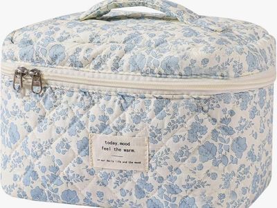 New cute floral makeup bag