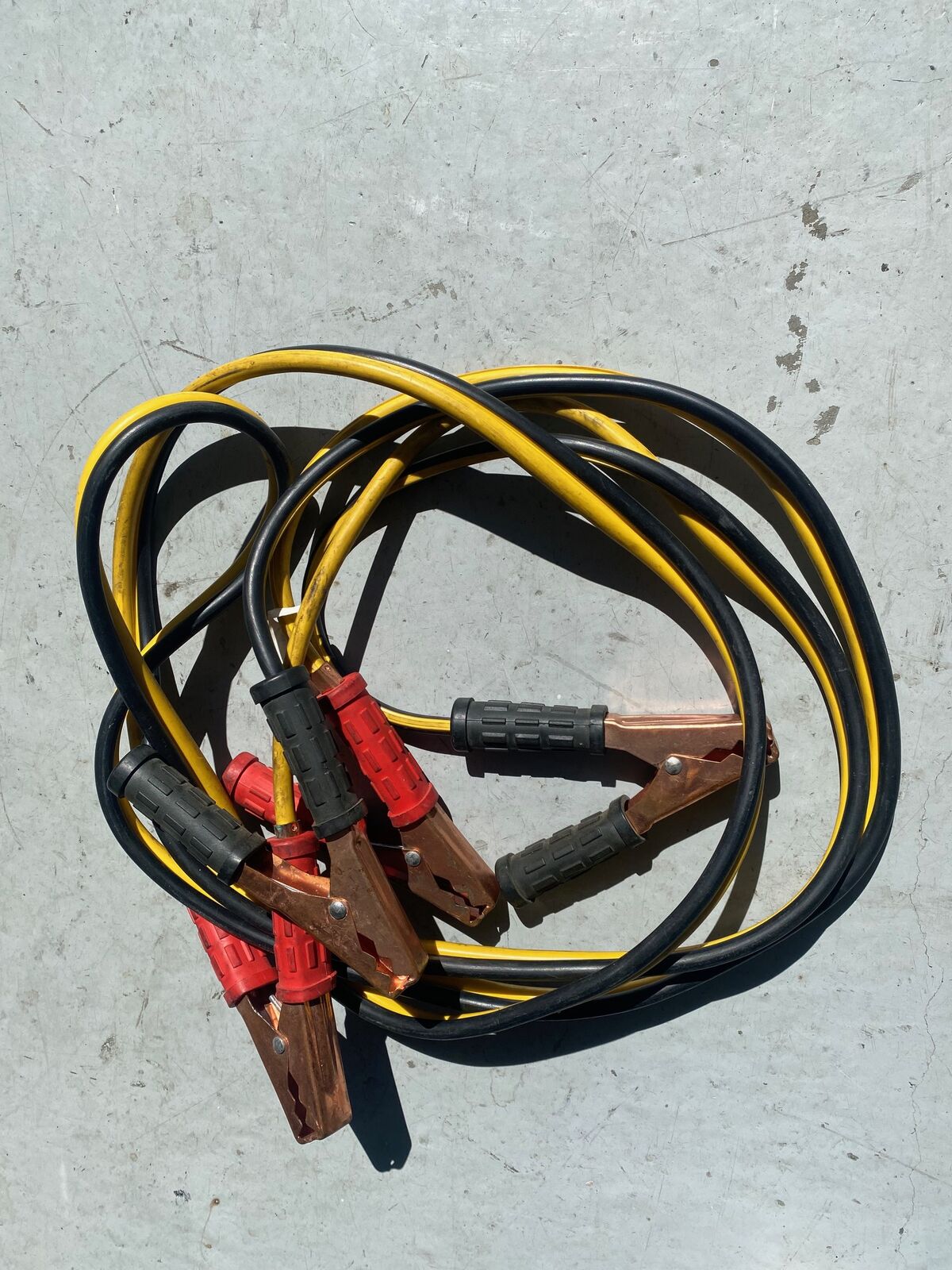 Very heavy-duty jumper cables 12 foot long