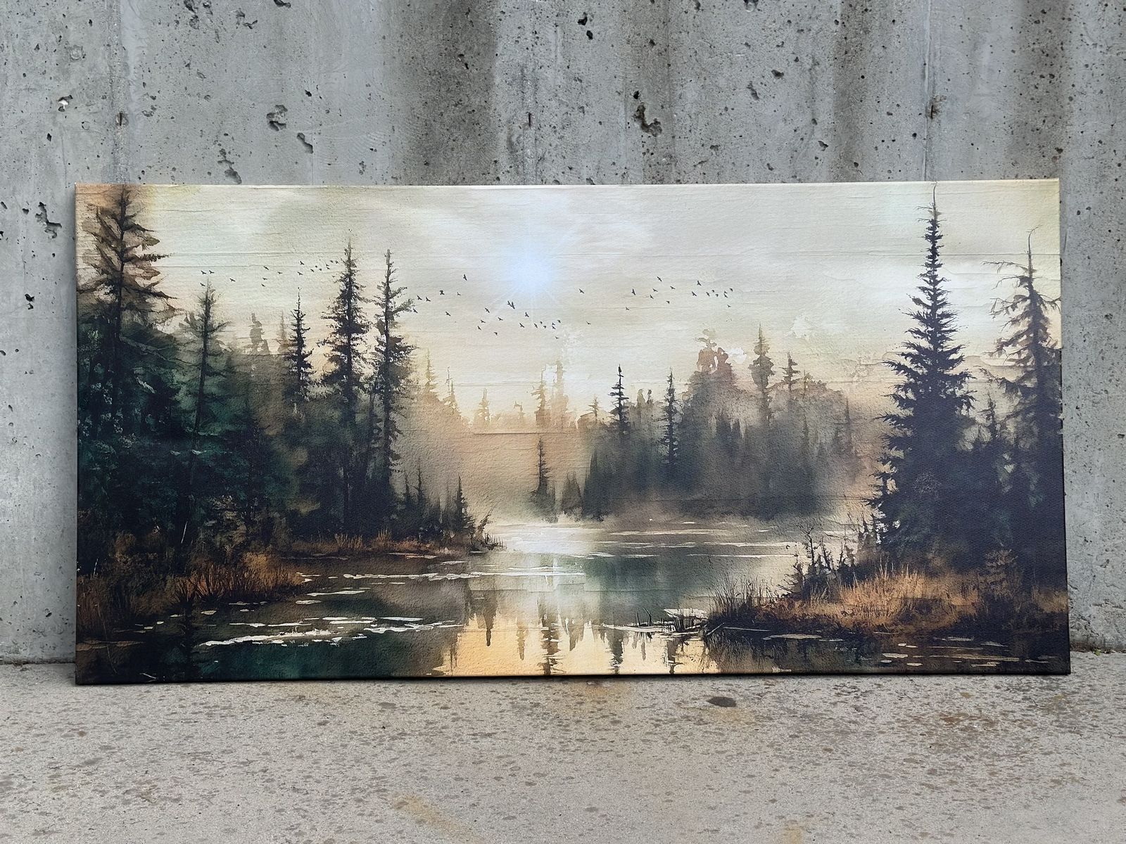 River/Forrest Painting