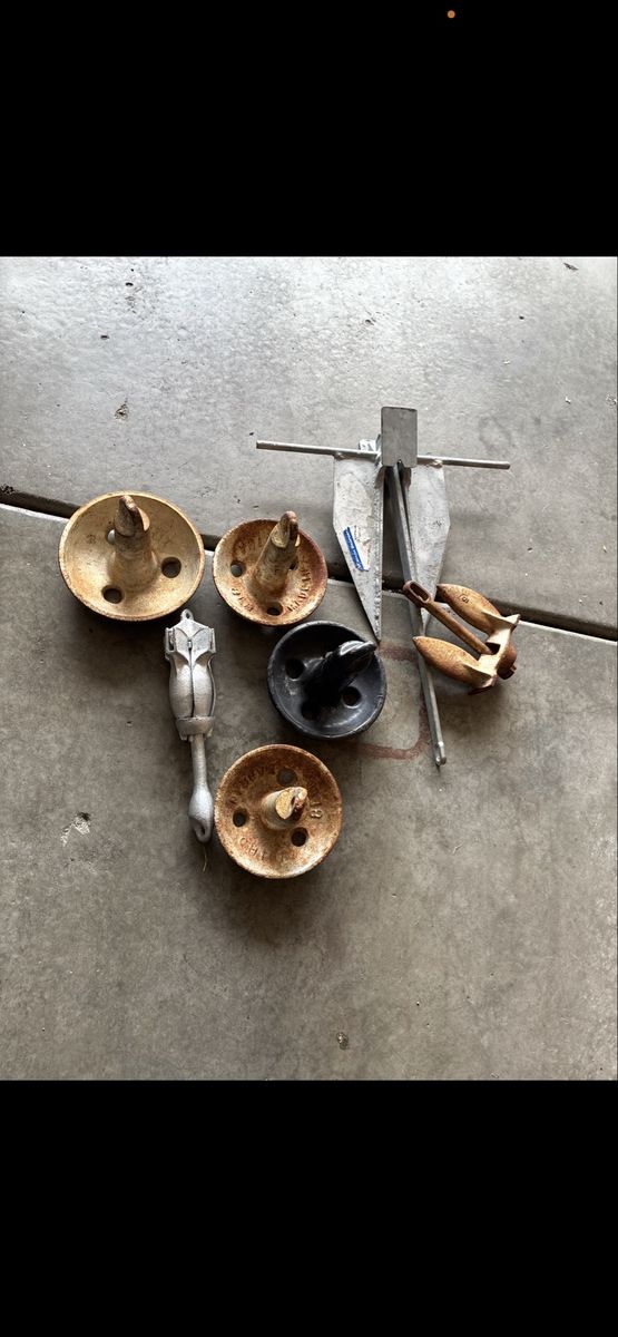 Assorted Boat Anchors / Danforth Etc.