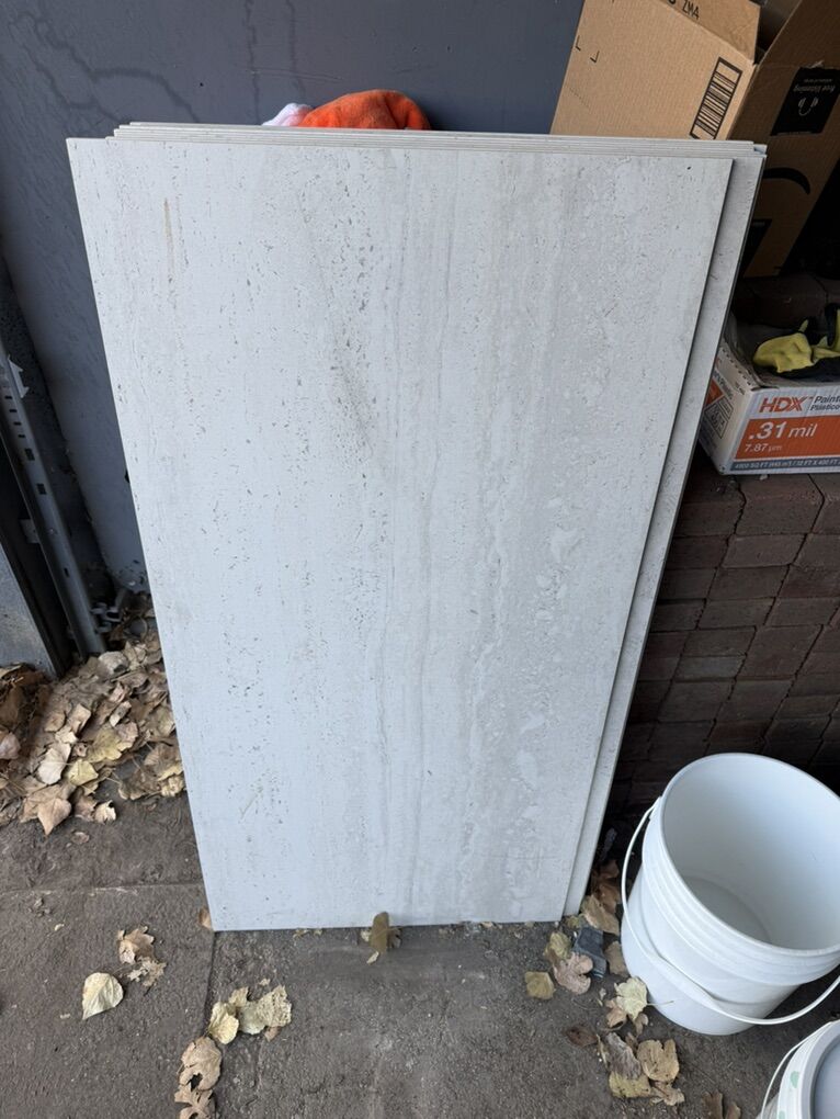 24x48 Porcelain Tiles, Stone Looking Finish