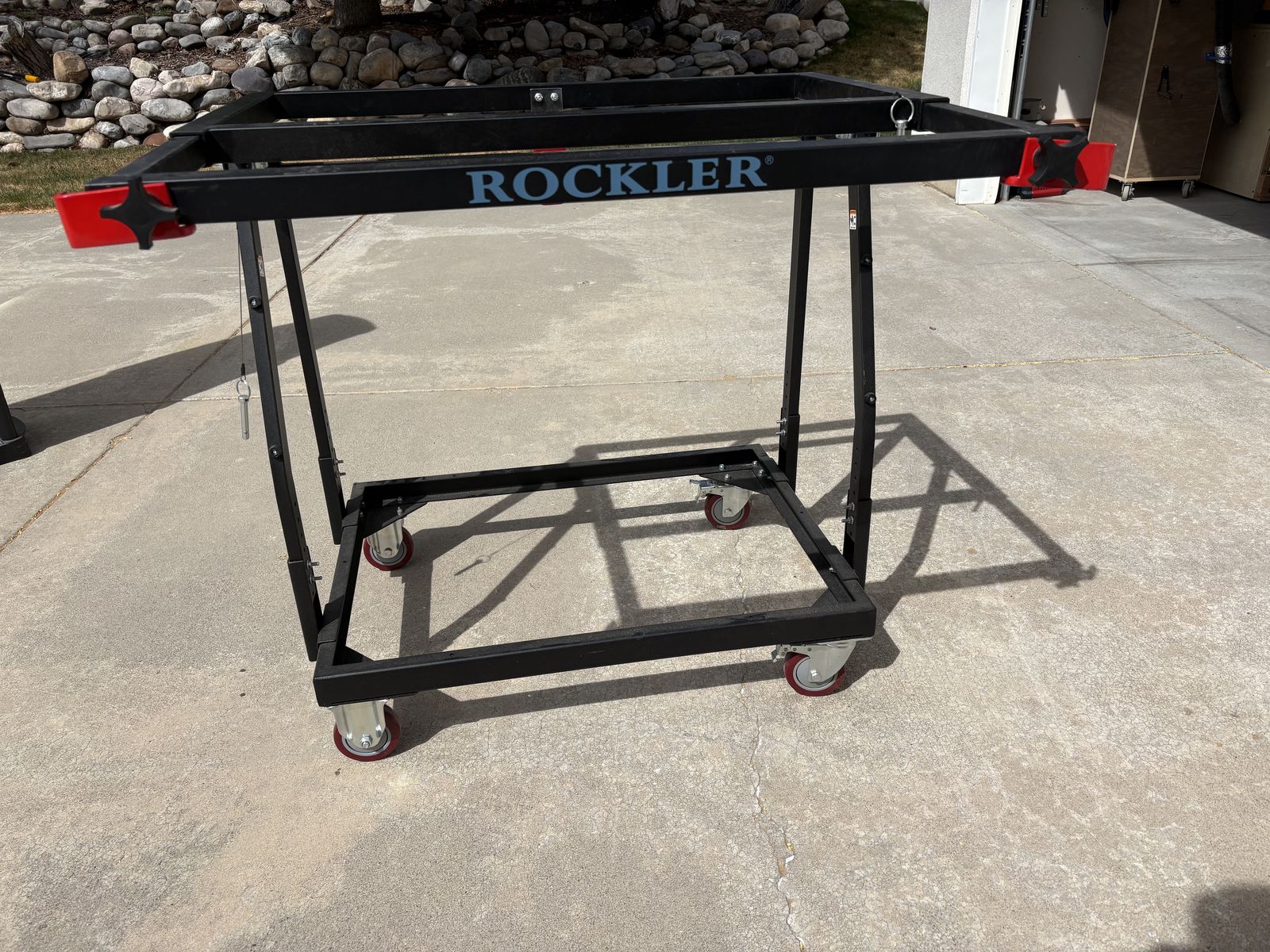 Rockler Material Mate Panel Cart and Shop stand