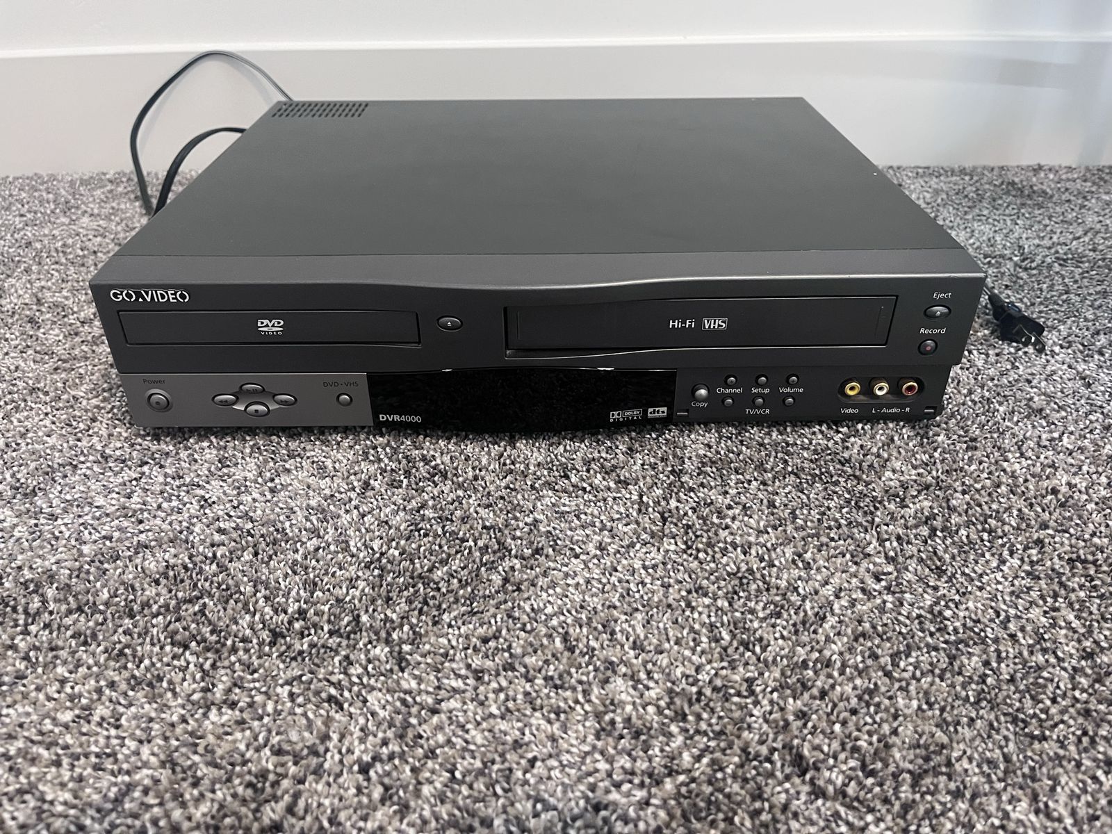 GoVideo VHS and DVD Player