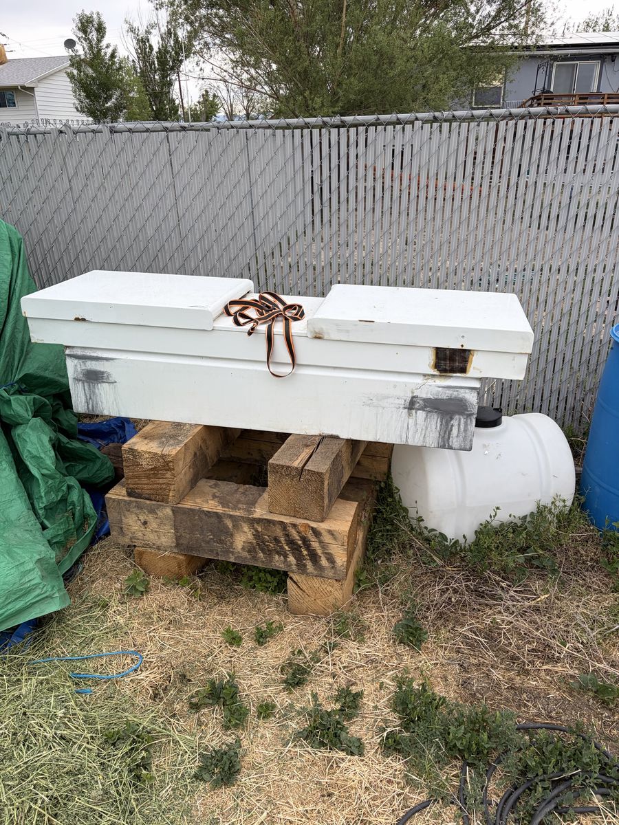 Weather Guard White Truck Toolbox
