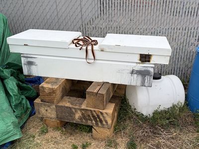 Weather Guard White Truck Toolbox