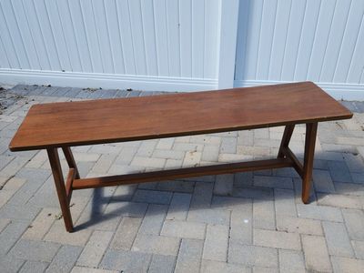 Wooden Entryway Bench