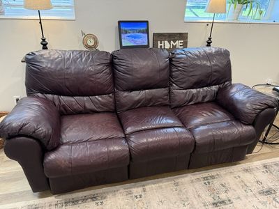 Leather Couch Set