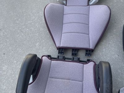 Graco Turbo 2.0 HB Booster Car Seat, Gray/Purple, Excellent Condition (DOM 2025)