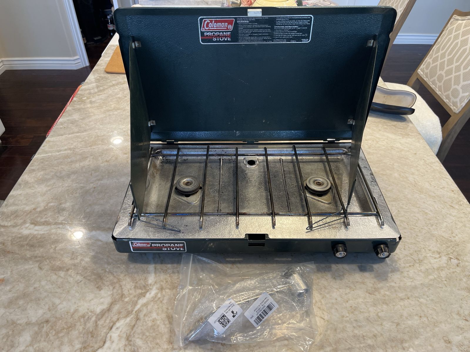 Vintage 1993 Coleman stove Dual Burner