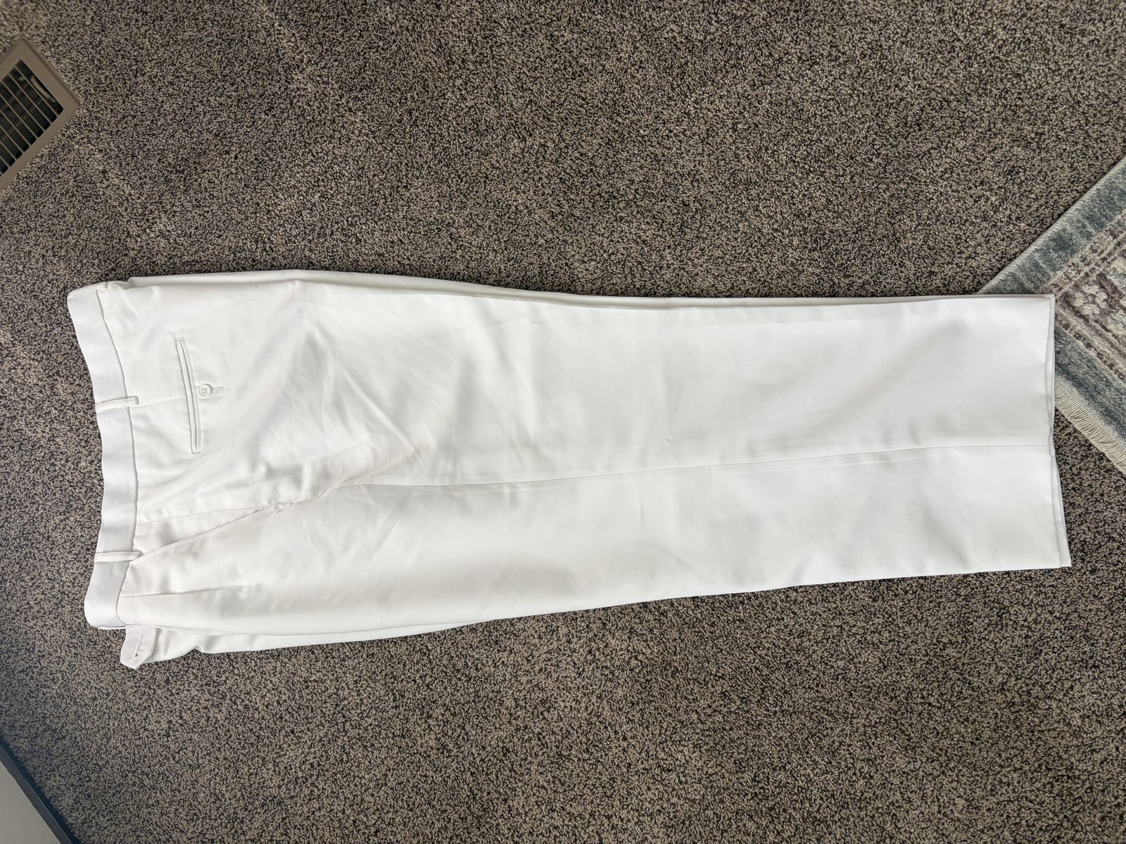 Men's White Dress Pants - Size 40x30