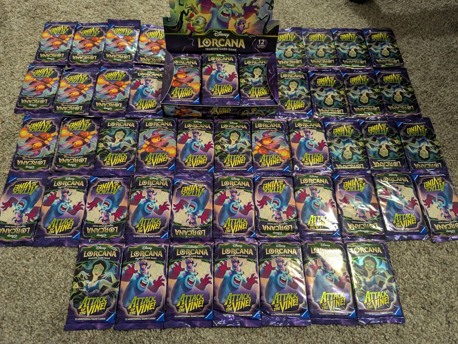 Disney Lorcana Attack of the Vine Booster Packs