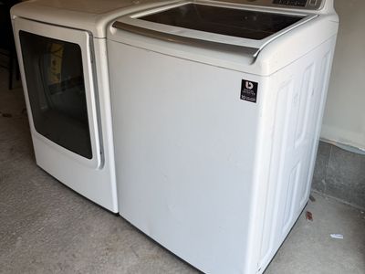 Samsung Top Load Washer Electric Dryer