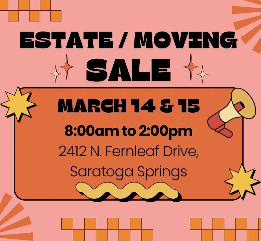 Estate Moving sale