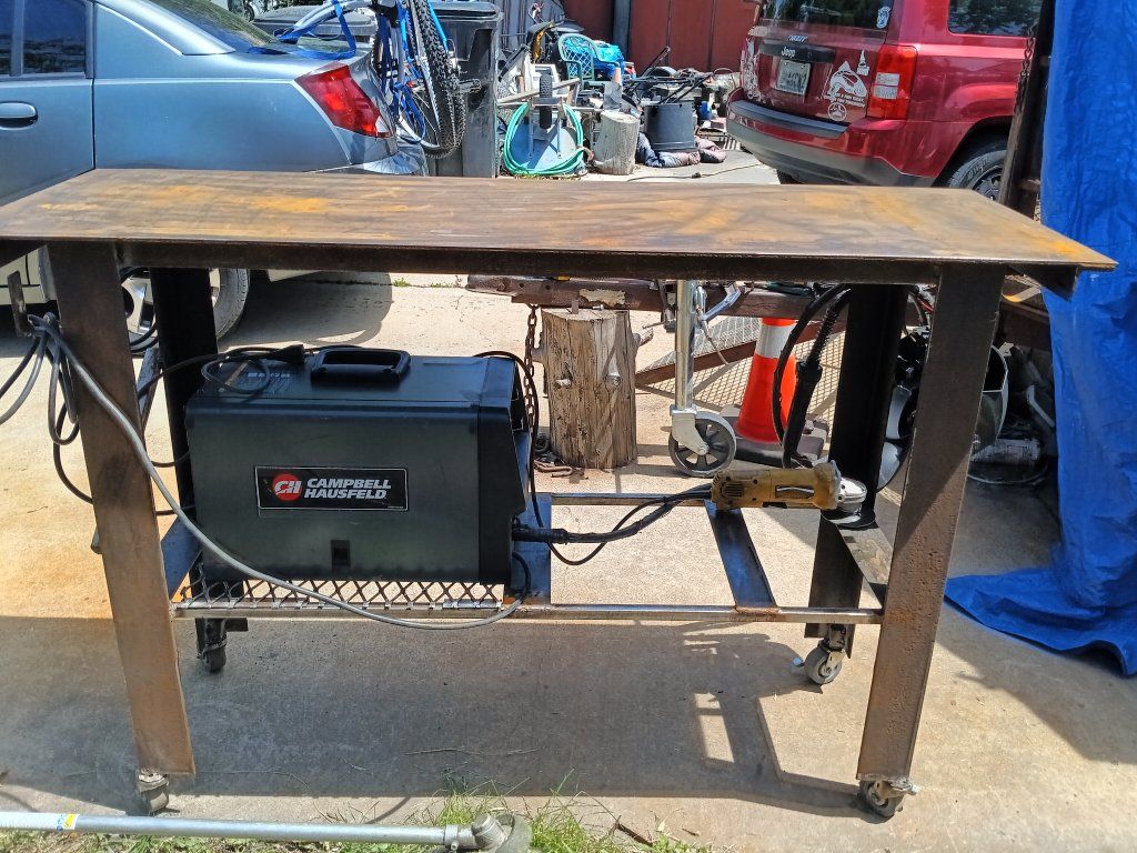 Heavy Duty Steel weld table .