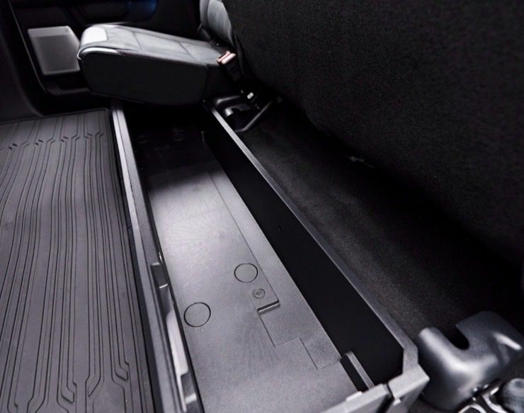 OEM 2025 Ford F150 Platinum Folding Under-Seat Storage Organizer