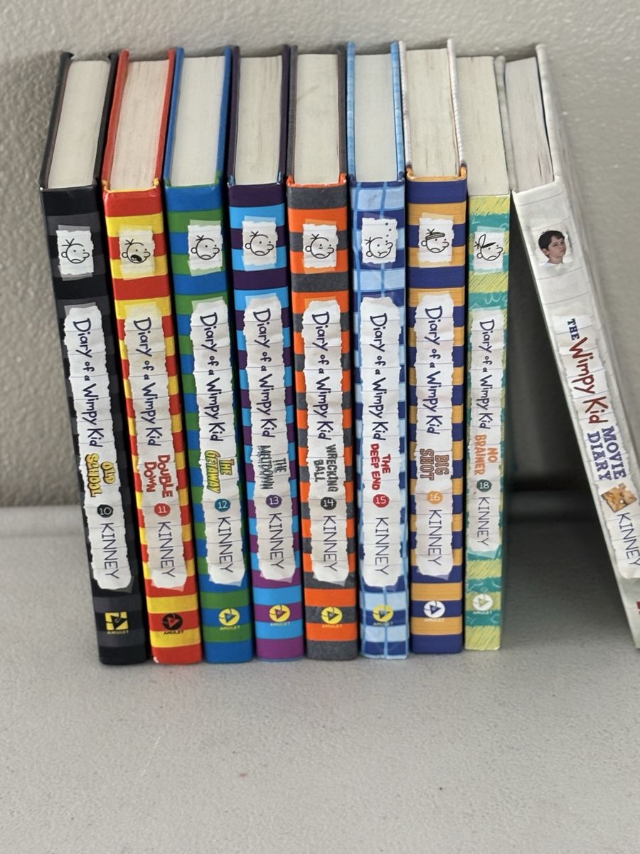 Wimpy Kid Books 10-16, 18 & Movie Diary