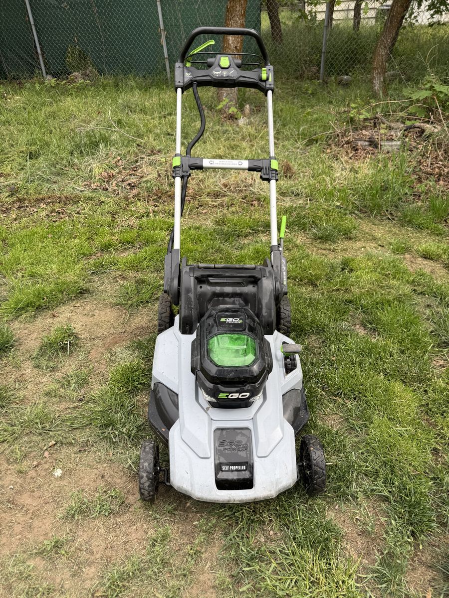 EGO battery powered lawnmower